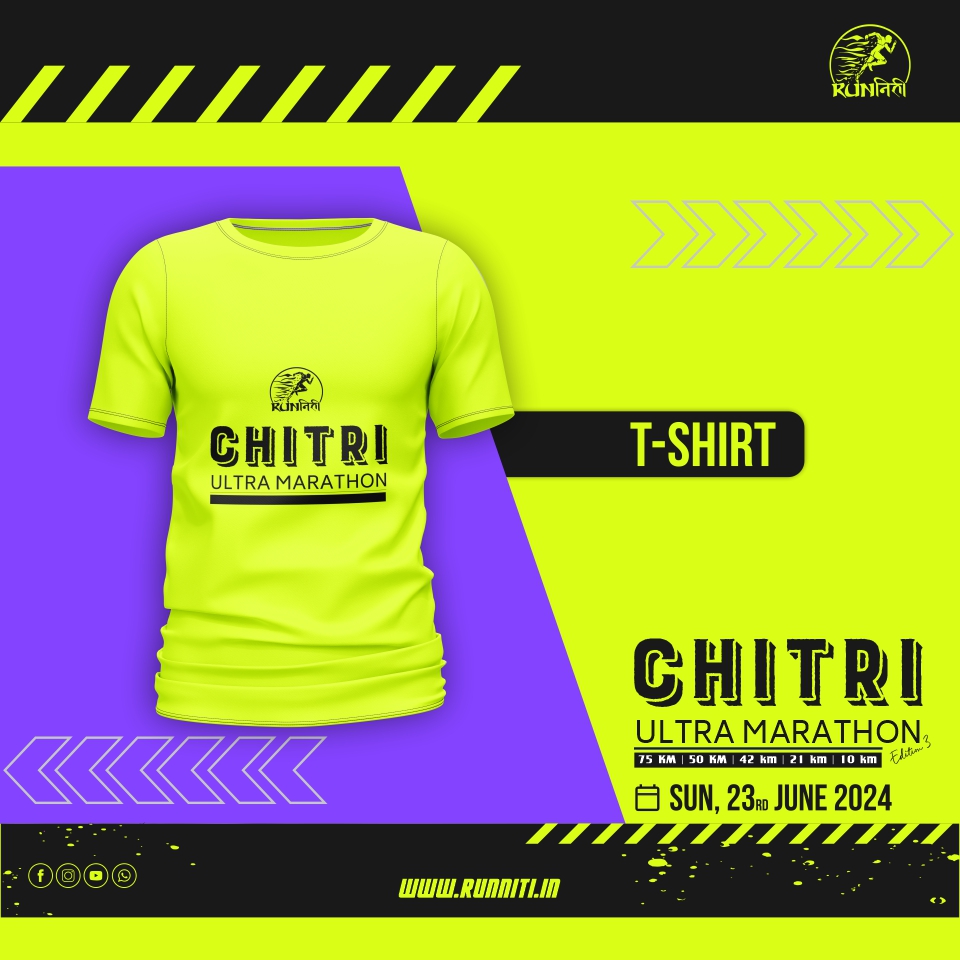 Chitri Ultra Tshirt, Chitri Ultra Marathon