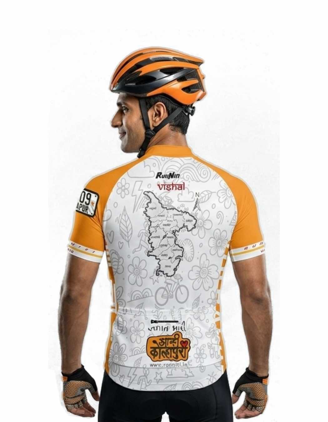 Kolhapur Cycling Customised Jersey | Amhi Kolhapuri Cycling Jersey - Image 5